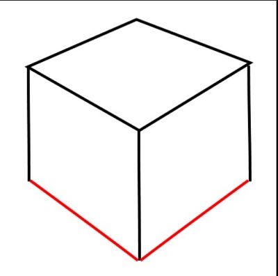 how to draw a cuboid