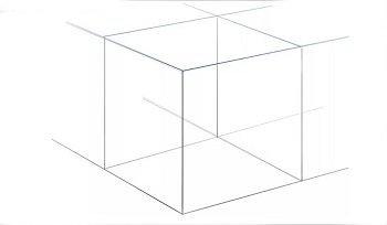 how to draw a cube