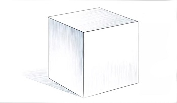 how to draw a cube