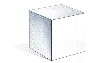 how to draw a cube