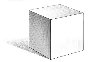 how to draw a cube